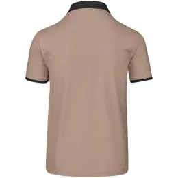 Mens Caliber Golf Shirt Stone Back